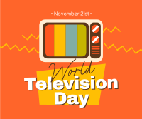 World Television Day Facebook Post Design