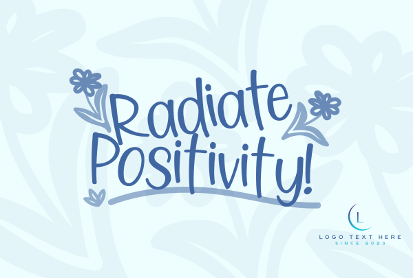 Generate Positivity Pinterest Cover Design Image Preview