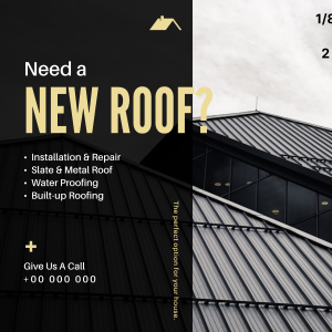 Industrial Roofing Instagram post Image Preview