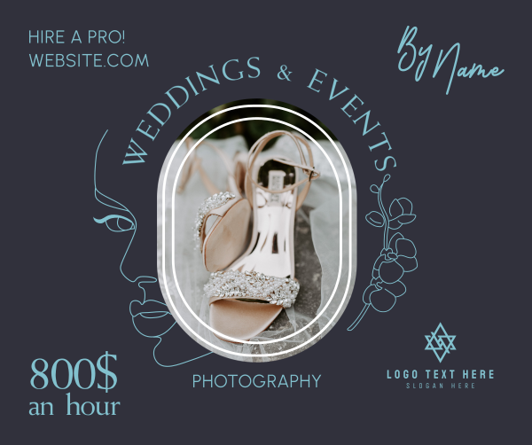 Wedding Photographer Rates Facebook Post Design Image Preview