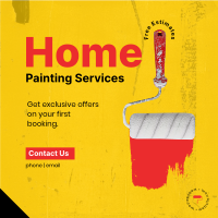 Home Paint Service Instagram post Image Preview