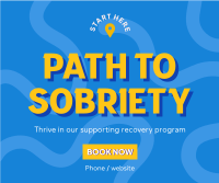 Path to Sobriety Facebook post Image Preview