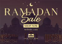 Rustic Ramadan Sale Postcard Image Preview