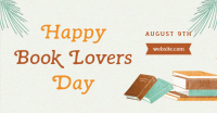 Happy Book Lovers Day Facebook ad Image Preview