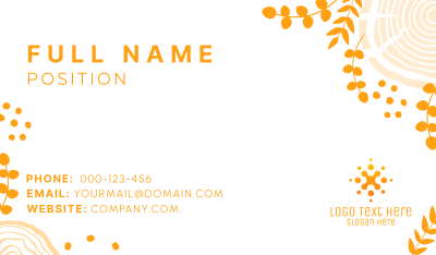 Organic Plants Business Business Card Image Preview