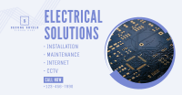 Professional Electrician Services Facebook ad Image Preview