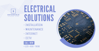 Professional Electrician Services Facebook ad Image Preview