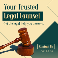 Trusted Legal Counsel Instagram post Image Preview