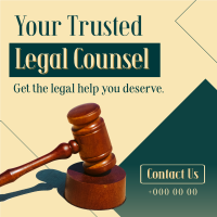 Trusted Legal Counsel Instagram Post Image Preview