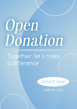 Together, Let's Donate Poster Image Preview