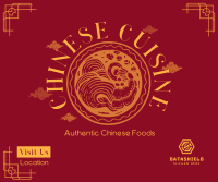 Authentic Chinese Cuisine Facebook post Image Preview