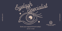 Eyelash Specialist Twitter Post Design