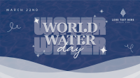 Quirky World Water Day Facebook event cover Image Preview