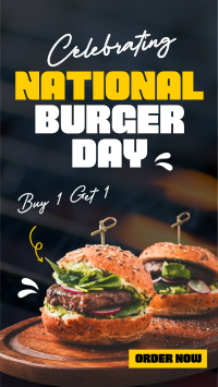 National Burger Day Celebration Instagram reel Image Preview