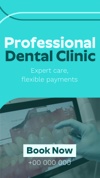 Professional Dental Clinic TikTok Video Image Preview