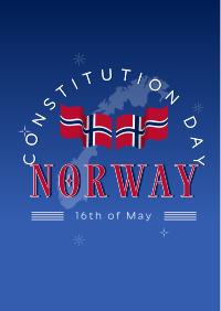 Norway National Day Flyer Design