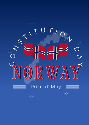 Norway National Day Flyer Image Preview