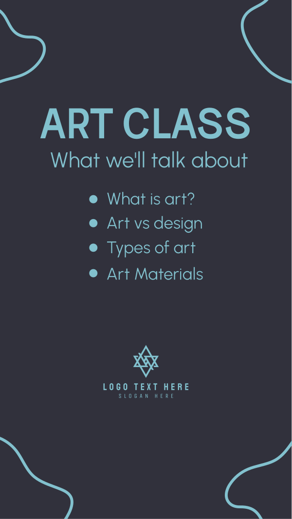 Today's Class Facebook Story Design Image Preview