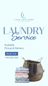 Laundry Delivery Services Instagram reel Image Preview