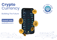 Cryptocurrency Investment Postcard Image Preview