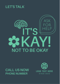 Let's Talk Mental Health Flyer Image Preview