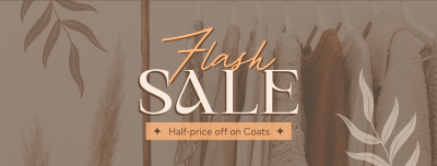 Fashionable Coats for Sale Facebook cover Image Preview