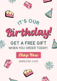 Business Birthday Promo Poster Image Preview