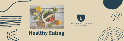 Healthy Eating Twitter header (cover) Image Preview