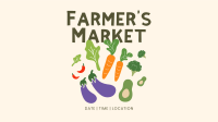 Farmers Market Facebook Event Cover Design