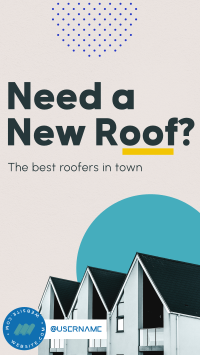 Building Roof Services TikTok video Image Preview