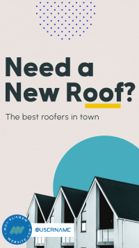 Building Roof Services TikTok Video Image Preview