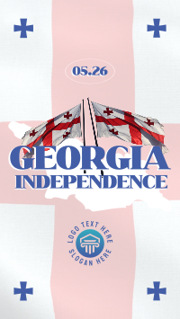 Georgia Independence Day Celebration TikTok video Image Preview
