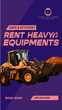 Heavy Equipment Rental TikTok video Image Preview