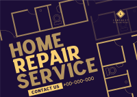 Home Repair Professional Postcard Image Preview