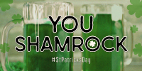 St. Patrick's Shamrock Twitter post Image Preview