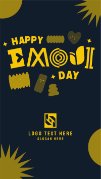 Emoji Day Blobs Facebook Story Design