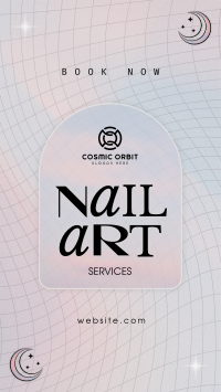 Girly Cosmic Nail Salon YouTube Short Image Preview