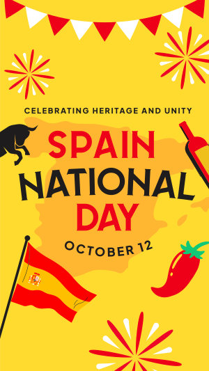 Celebrating Spanish Heritage and Unity Facebook story Image Preview