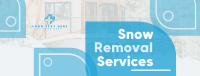 Simple Snow Removal Facebook Cover Design