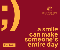 Smile Today Facebook post Image Preview
