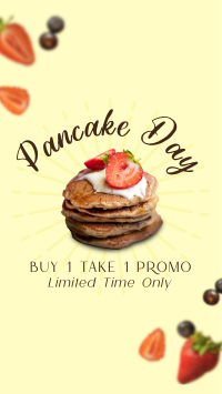 Pancakes & Berries Instagram story Image Preview