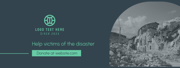 Help Disaster Victims Facebook Cover Design Image Preview