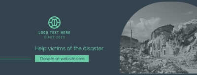 Help Disaster Victims Facebook cover Image Preview