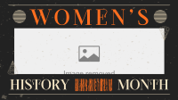 Women's History March Facebook event cover Image Preview