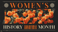 Women's History March Facebook Event Cover Design
