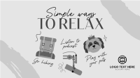 Cute Relaxation Tips Animation Image Preview