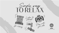Cute Relaxation Tips Animation Image Preview
