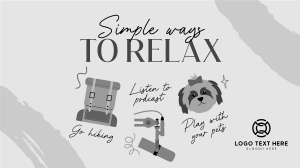 Cute Relaxation Tips Animation Image Preview