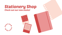 Cute Stationery Shop  Facebook event cover Image Preview
