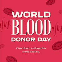 World Blood Donation Day Instagram post Image Preview
